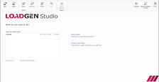 LoadGen Studio - Episode 1: Start page