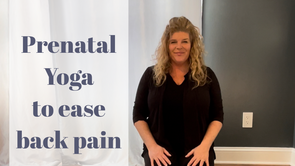 Prenatal Yoga To Ease Back Pain