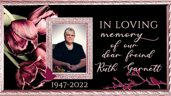 Ruth Garnett Memorial Service