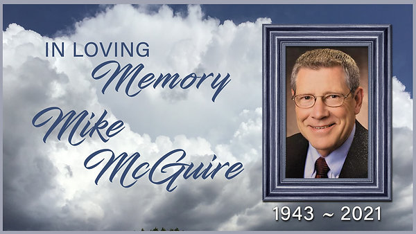 Mike McGuire Memorial Service
