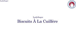Biscuits A La Cuilere- Lady Finger