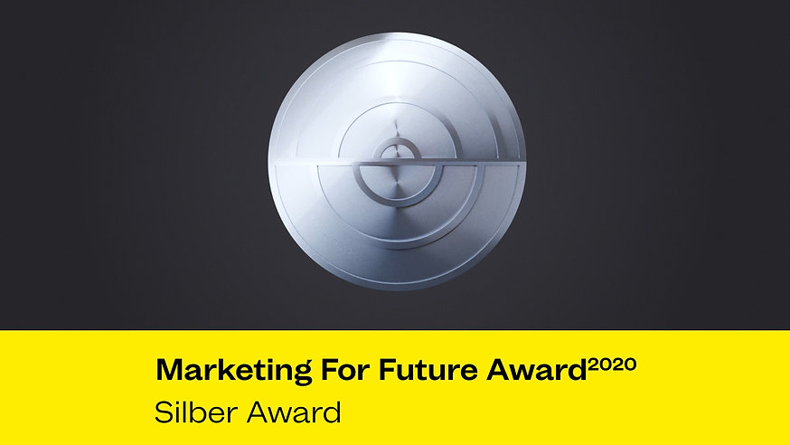 Marketing For Future Award 2020 - Silber