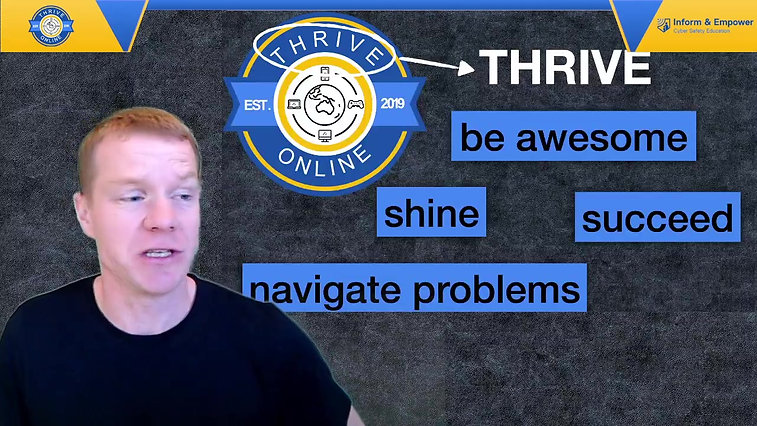 Thrive Online ft Be Internet Awesome (Term 1 Replay)
