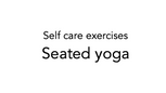 Seated yoga