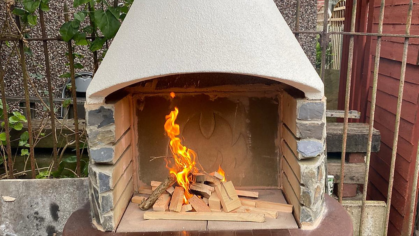 Mediterrani Masonry charcoal BBQ 