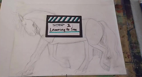 Drawing a Horse_Step 1