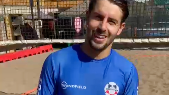 Matias Candia - Chilean professional footvolley player