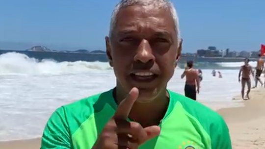 Neném - The top scorer of the Brazilian Beach Soccer Team