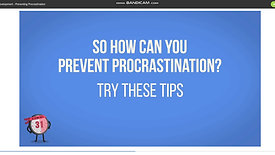 Preventing Procrastination