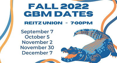 Fall 2022 GBM Dates