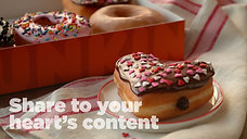 Dunkin Donuts Heart Shaped Donuts