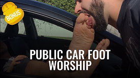 Public Car Feet Worship
