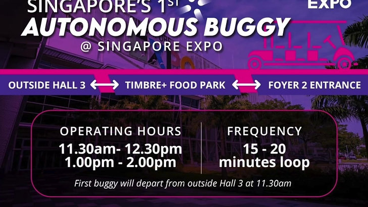 Singapore EXPO & Autsren offer autonomous shuttle service