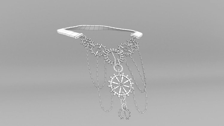 Necklace Wireframe
