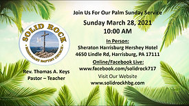 SRMBC Palm Sunday 2021 