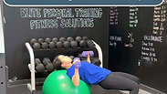 EOW - physioball db chest press