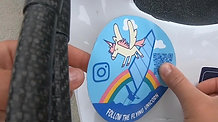 #followtheflyingunicorn - Sticker