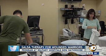Wounded Warriors turning to salsa dance therapy (Max 720p)Trim