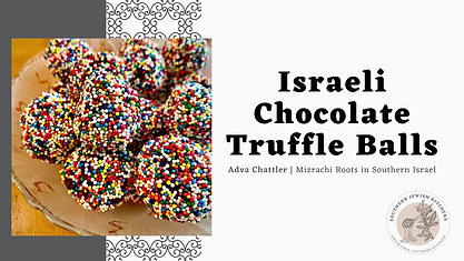 Israeli Chocolate Truffles