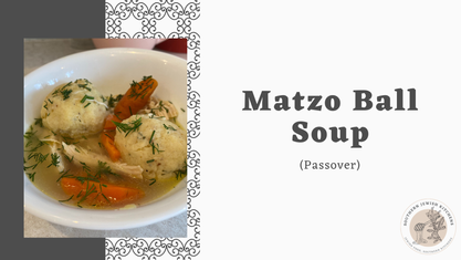 Matzo Ball Soup (Passover)