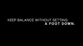Keep balance without setting a foot down. Experience it right now on quadrove...