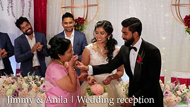 Jimmy weds Anila - Reception