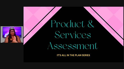Products & Services Assessment Training