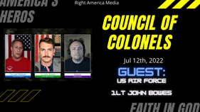 Council of Colonels with guest 1lt John Bowes 12 July 2022