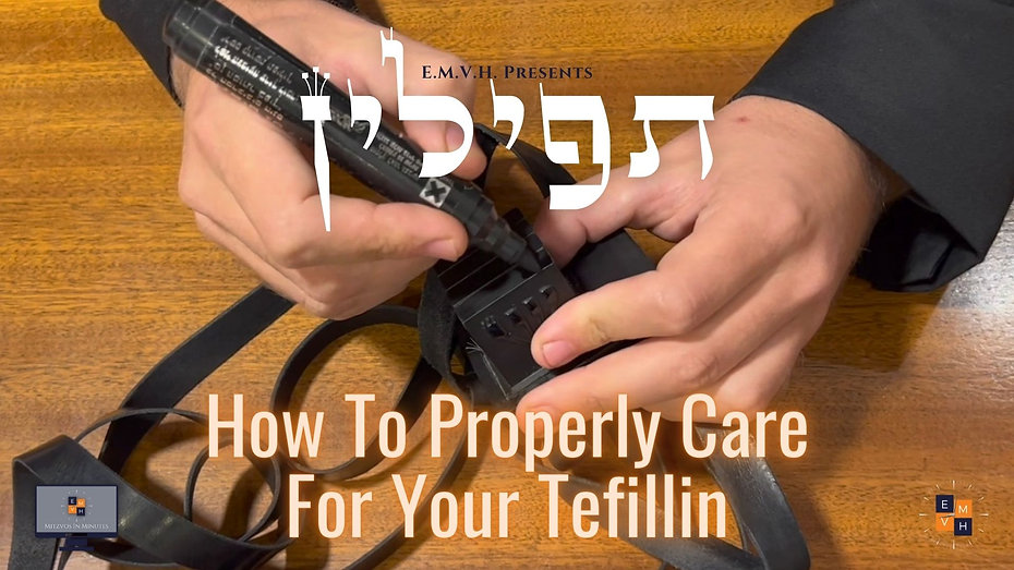 How To Properly Care For Your Tefillin