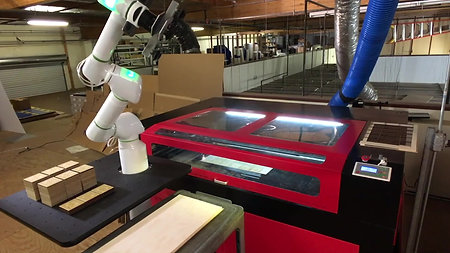 Laser Cutting Application With Cobot