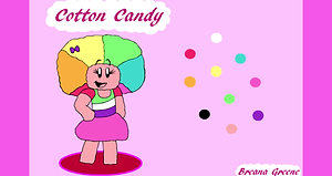 Cotton Candy Color Animation Pink