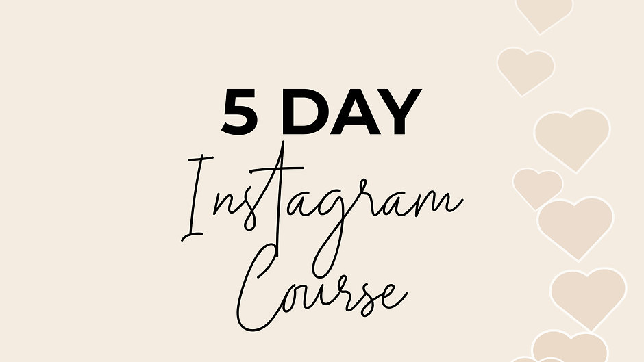 5 Day Instagram Course
