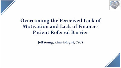 Overcoming the Perceived Lack of Motivation and Lack of Finances Patient Referral Barrier