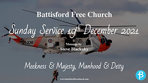 Sunday Service 19th December 2021
