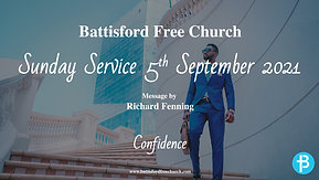 Sunday Service 5th September 2021
