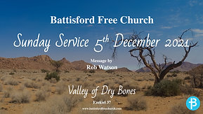 Sunday Service 5th December 2021