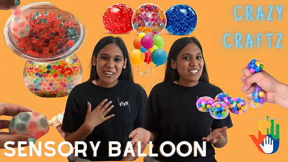 Sensory Balloon - Crazy Craftz