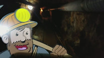 Clear Creek County's CJ Miner walking into a mine.