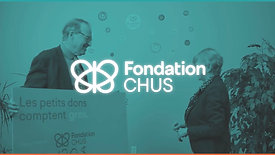 Remise de Chèque  - Fondation du CHUS