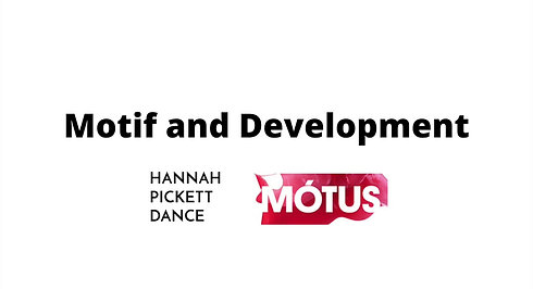 Motif Development and Choreographic Devices-2