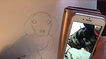 Early years drawing tutorial - Dougie the puppy