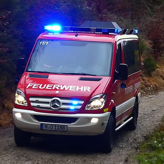 Oberhaching: Verkehrsunfall zwischen LKW und Kleintransporter