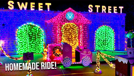 Sweet Street (Homemade Ride) at Christmas Forever AZ