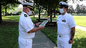 Enlisted to Officer Commissioning Ceremony
