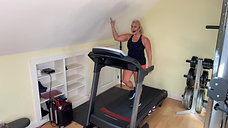 Treadmill - Jog Speed Intervals / Walk Speed Intervals (Hall of Femme) with Christine