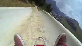 Luges in Les Deux Alpes + crash