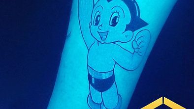 Astro Boy 3D X-Ray Tattoo