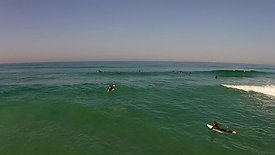 Manhattan Beach Surfers Treading Water