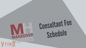 Makeover Consulting Fee Schedule