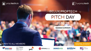BeLux Proptech Pitch Day - Manage & Operate